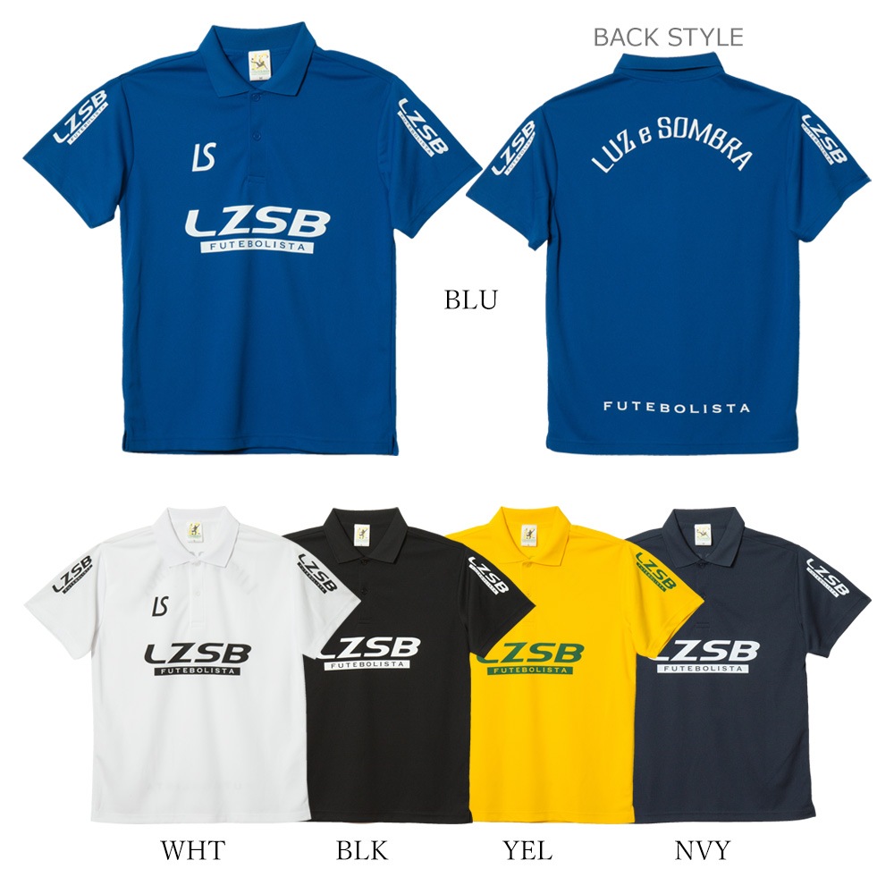 LUZ - ルースイソンブラ　ポロシャツ　プラシャツ、青　Tシャツ　セット LUZeSOMBRA/ルースイソンブラ ポロシャツ LZSB MOVE POLO-SHIRT