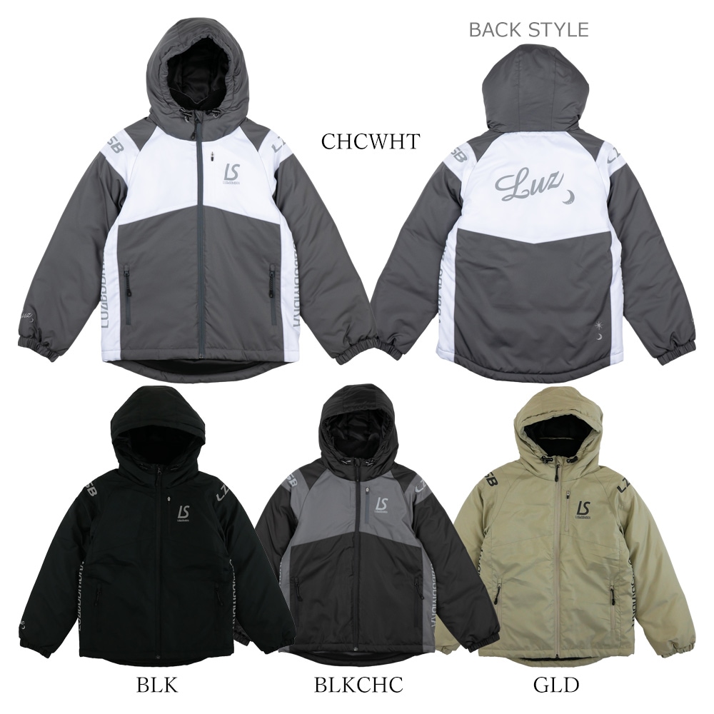 早い者勝ち ルースイソンブラ 中綿ジャンバー ブラック 160 xs LUZeSOMBRA/ルースイソンブラ 中綿ジャケット アウター ジュニア