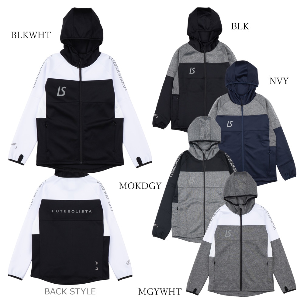 LUZeSOMBRA/롼֥顡Jr SINGLE FACE JERSEY HOODIE FULLZIP JACKET