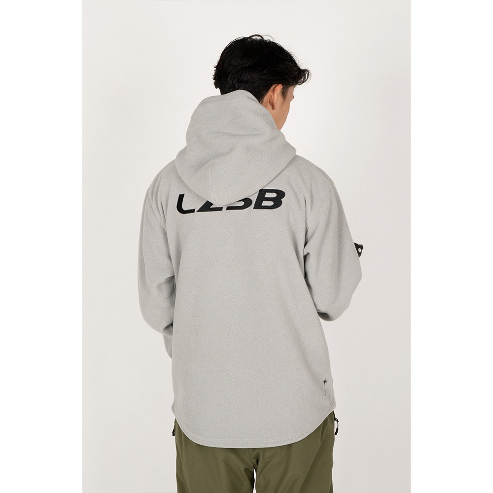 ルースイソンブラフリースパーカーグレー　XL ルースイソンブラ/LUZ e SOMBRA フリースパーカー/LZSB FLEECE PARKA