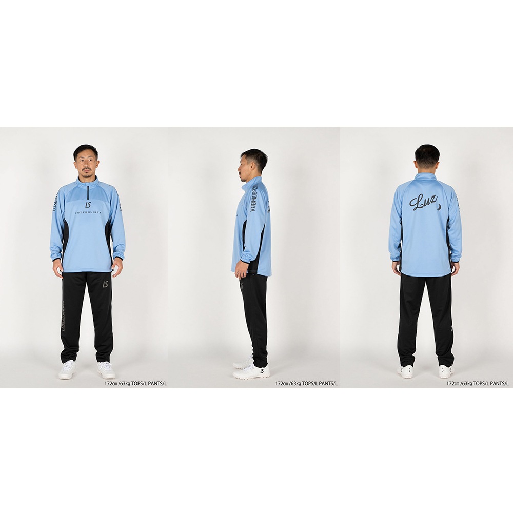 ルースイソンブラ　水色幾何学模様　ウェアセット 最 安値スポーツ - ルースイソンブラ 水色幾何学模様 ウェアセット