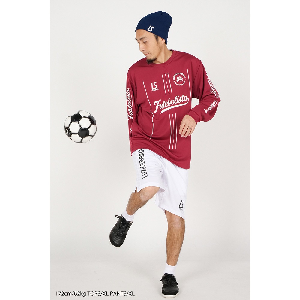 Futbolista LS ルースイソンブラ シャツ XL 赤 Futbolista LS ルースイソンブラ シャツ XL 赤