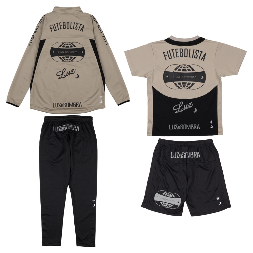 LUZeSOMBRA ジャージセット 160サイズ 黒/ベージュ ルースイソンブラ （アウトレット）ルースイソンブラ/LUZeSOMBRA