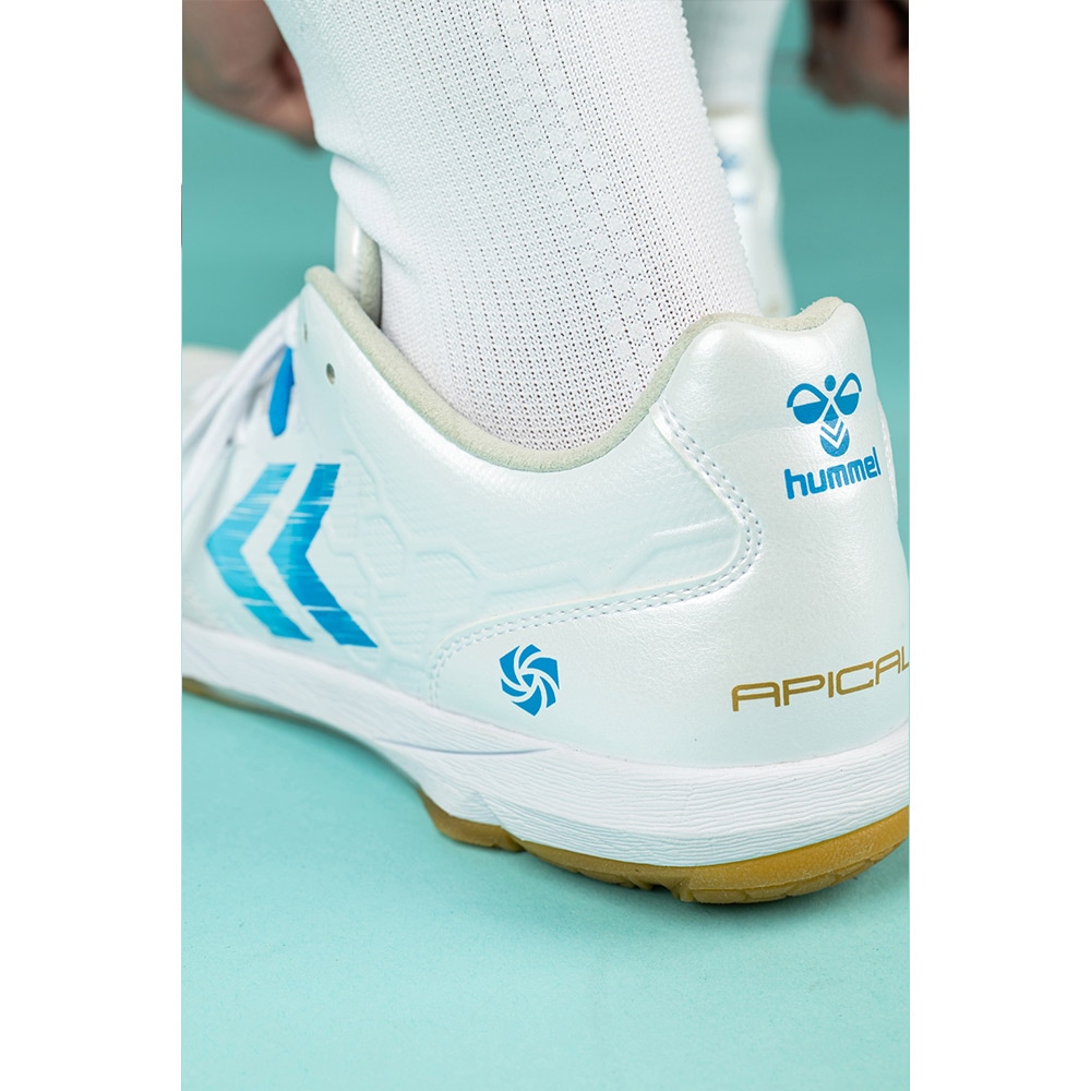 hummel/ヒュンメル フットサルシューズ アピカーレ6.0 ELITE WHT/SAX