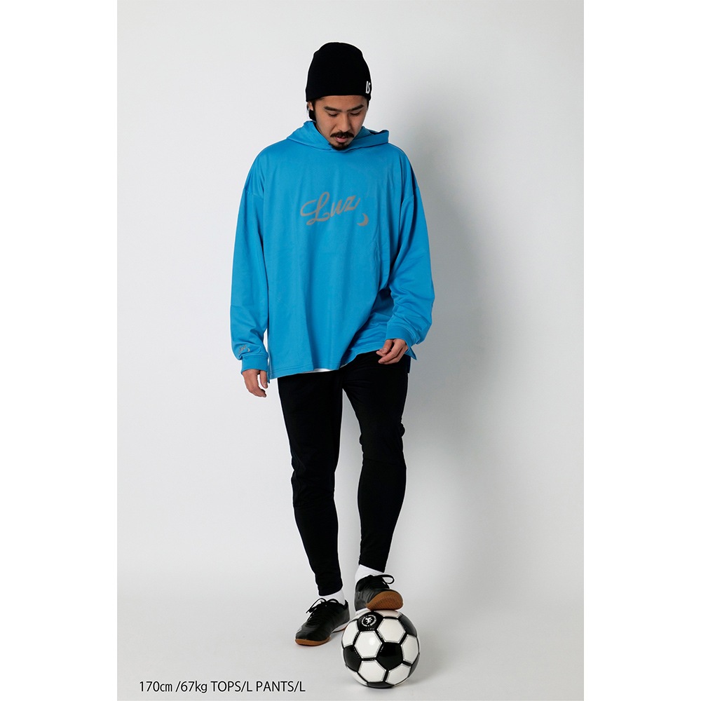 LUZ - LUZeSOMBRA ルースイソンブラ 2WAY PULLOVER PARKA ルースイソンブラ/LUZ e SOMBRA 裏起毛ジャージパーカー/LS 2WAY