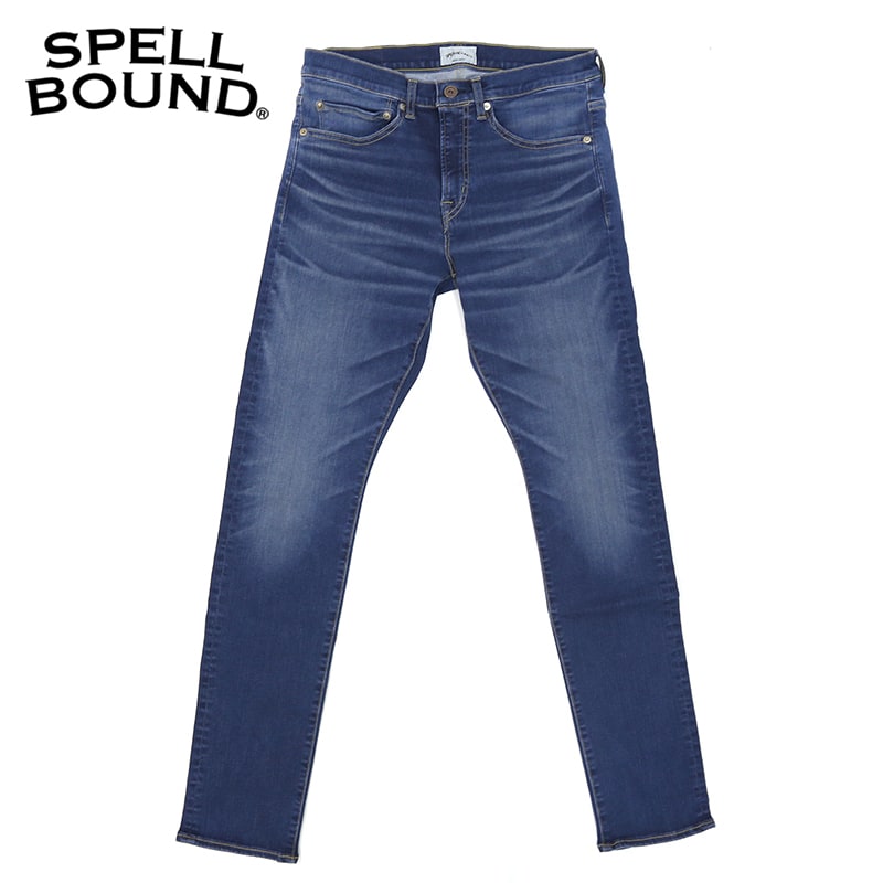SPELLBOUND スペルバウンド 5Pスキニーフィットジーンズ 43-655D(ブラストウォッシュ)
