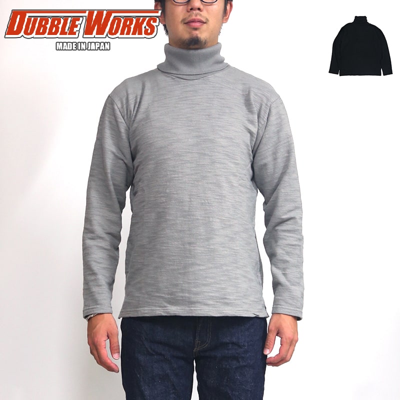 DOUBLE WORKS/ダブルワークス 長袖 タートルネックTシャツ 16156002