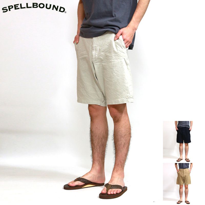 SPELL BOUND/スペルバウンド リネンイージーショーツ 45-406L