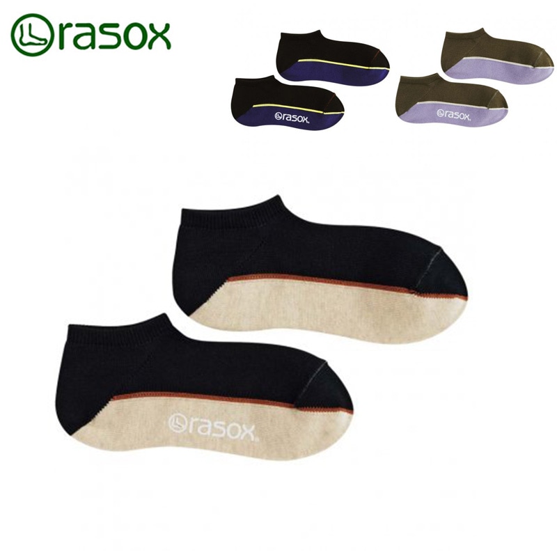 Rasox コットンライン・スニーカー 靴下