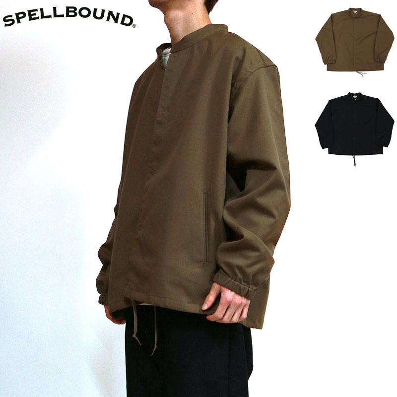 スペルバウンド  T/Cストレッチツイルノーカラージャケット