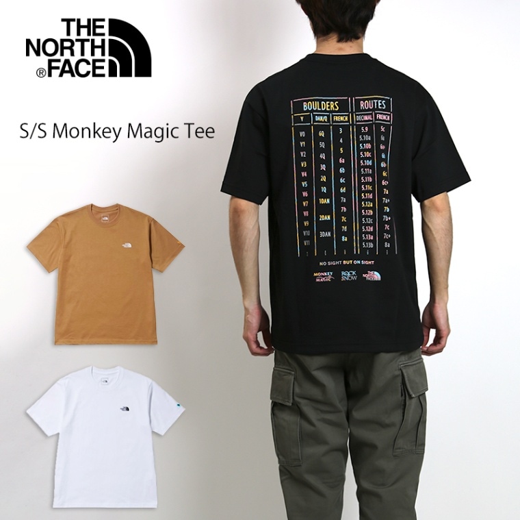 THE NORTH FACE /ノースフェイス　S/S Monkey Magic Tee ショートスリーブモンキーマジックティー NT32330