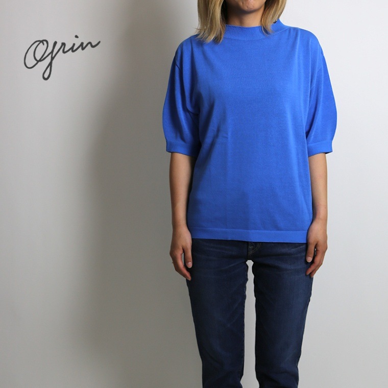 GRIN/グリン　コットンベリーニモックセーター　8232K002