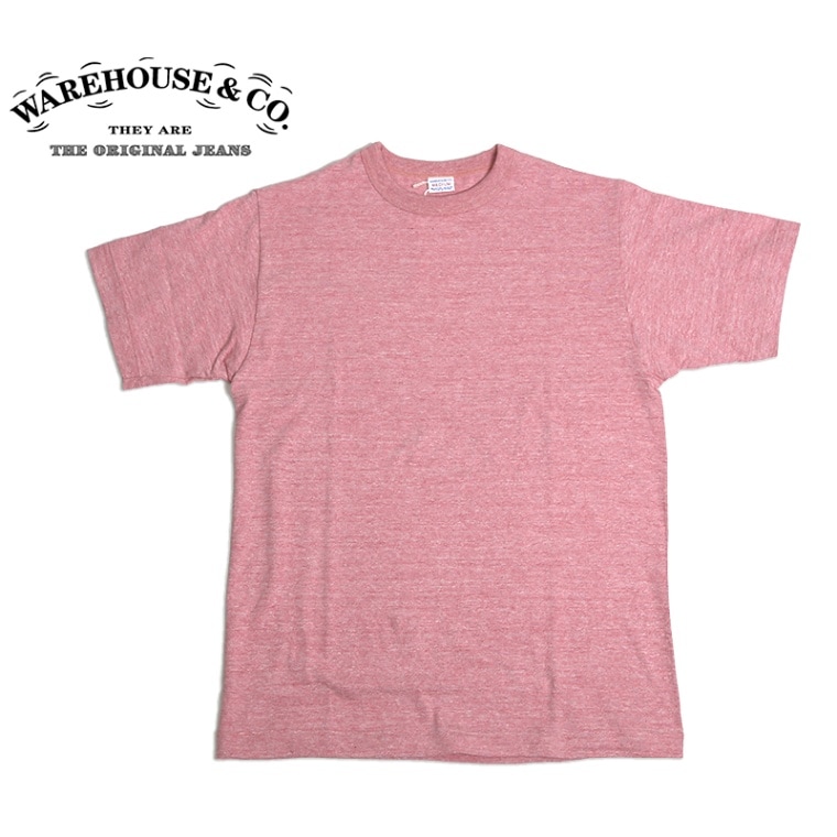 WAREHOUSE/ウエアハウス T-シャツ 4096 88/12 杢クルーネックTEE　4096