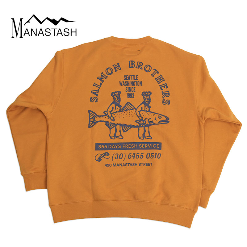 MANASTASH/マナスタッシュ CiTee SWEAT SALMON 7792-3232010