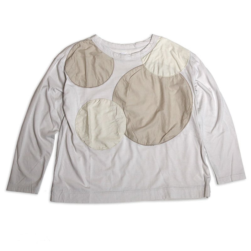 GRIN/グリン B天竺クラフトサークルパッチTee