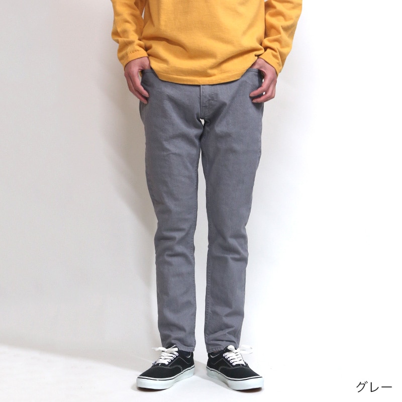 ジャパンブルージーンズ プレップ ストレッチジーンズ カラーデニムパンツ JAPAN BLUE JEANS PREP アンクルカット スリムテーパード ジーンズ