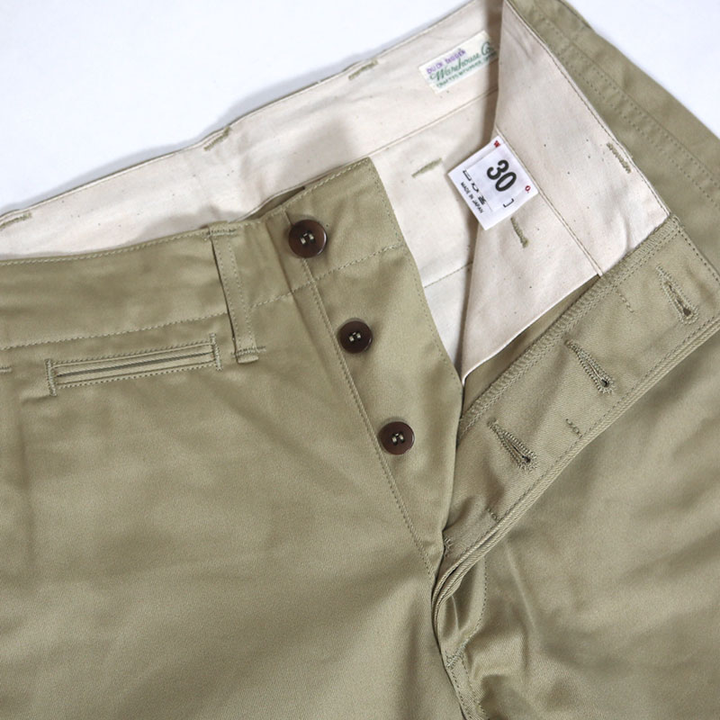 WAREHOUSE/ウェアハウス 1082 CHINOES　【DUCK DIGGER】チノパン （NON WASH）