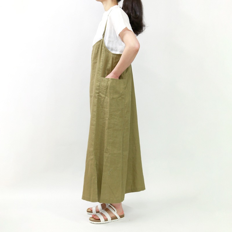 DMG ディーエムジー リネンサロペットスカートの通販｜RODEO&ANSWER