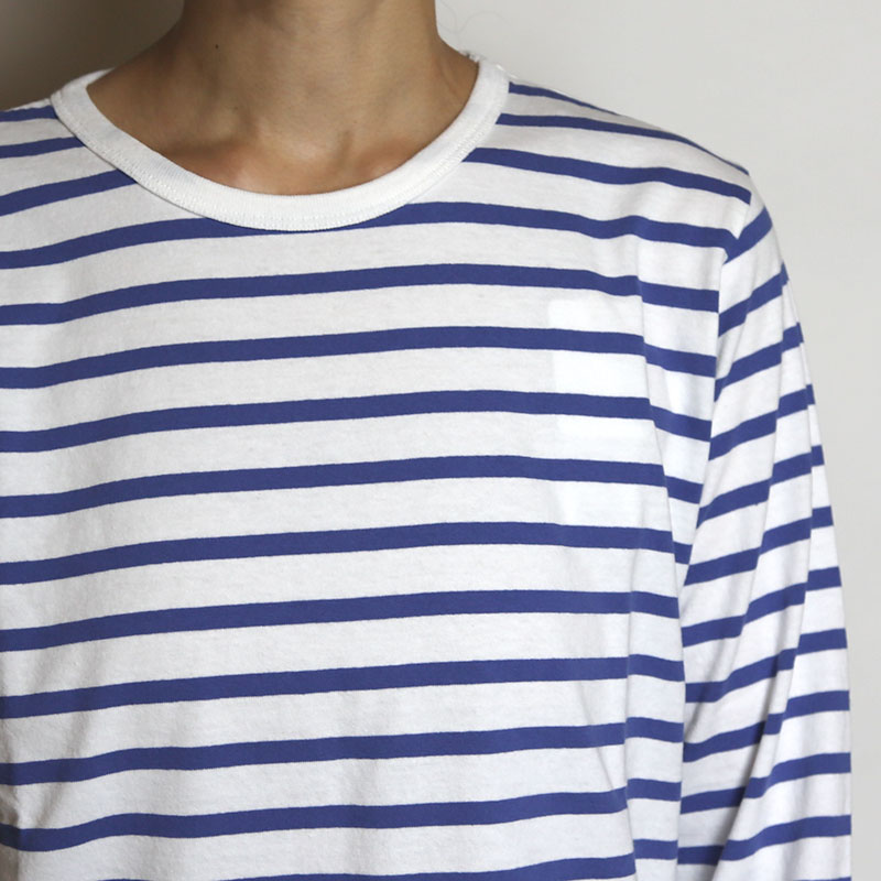 NATURAL LAUNDRY/ナチュラルランドリー トリムボーダーTシャツの