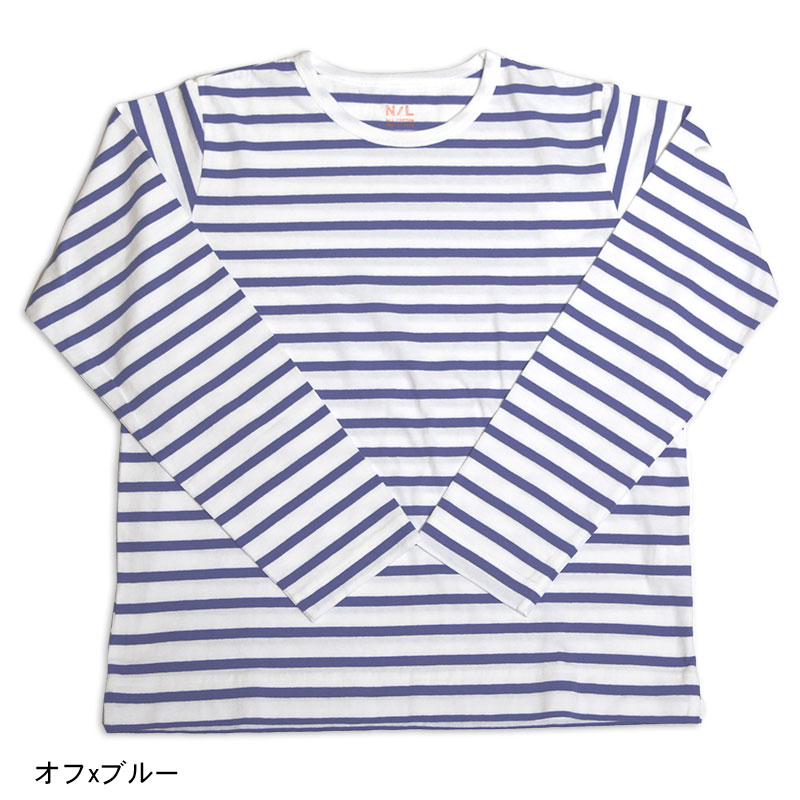 ラベンダー⭐️NATURAL LAUNDRY ボーダードルマンTシャツ ラベンダー様専用⭐️NATURAL LAUNDRY ボーダードルマンTシャツ