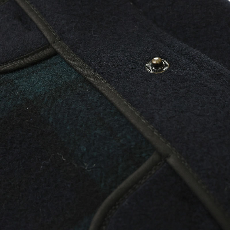 MADE IN ENGLAND GLOVERALL / グローバーオール ダッフルコート 7120/CT NEW CLASSIC BLACK WATCH