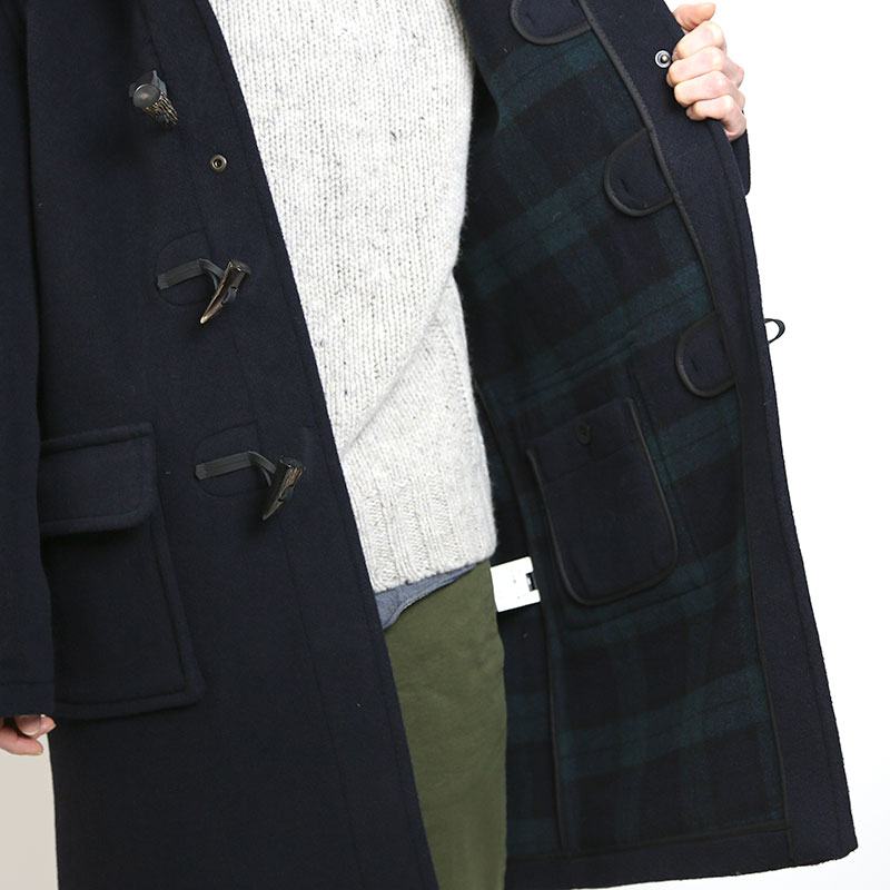 MADE IN ENGLAND GLOVERALL / グローバーオール ダッフルコート 7120/CT NEW CLASSIC BLACK WATCH