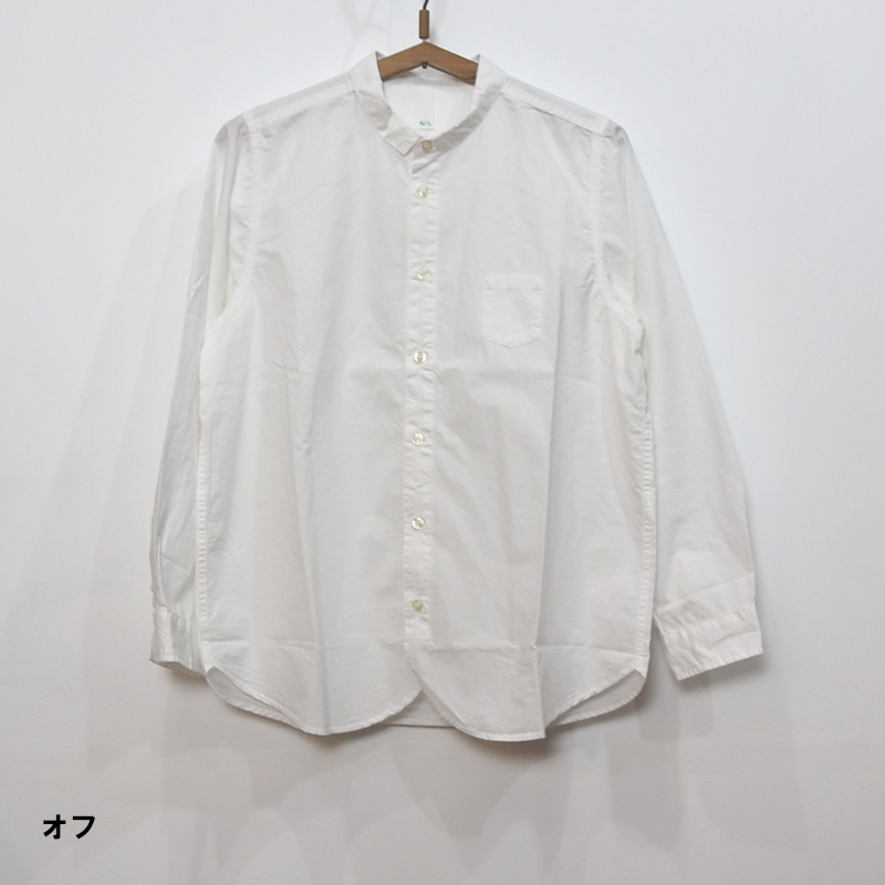 NATURAL LAUNDRY/ナチュラルランドリー タイプライターラウンドシャツ