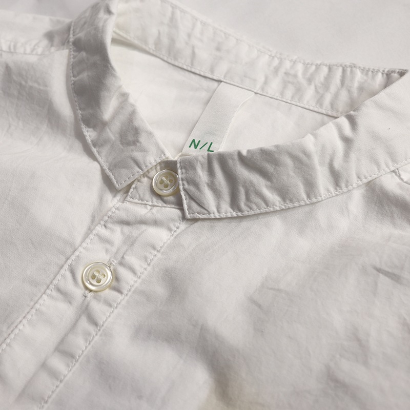 NATURAL LAUNDRY/ナチュラルランドリー タイプライターラウンドシャツ