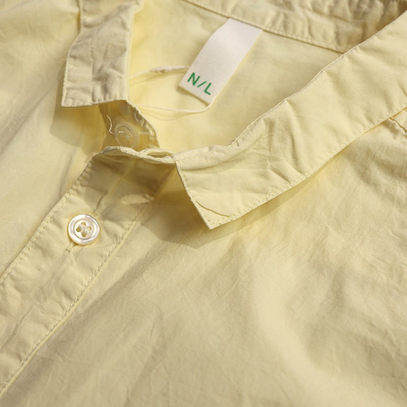NATURAL LAUNDRY/ナチュラルランドリー タイプライターラウンドシャツ