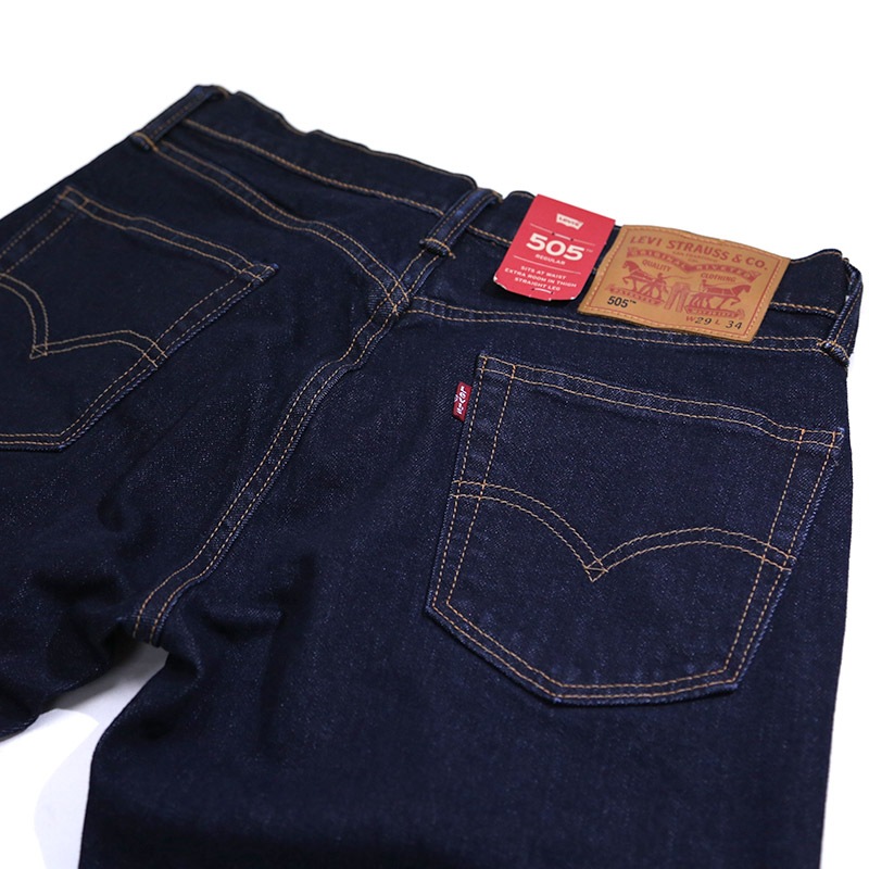 Levis/リーバイス 505 レギュラーフィットストレッチデニム ジーンズ インディゴ