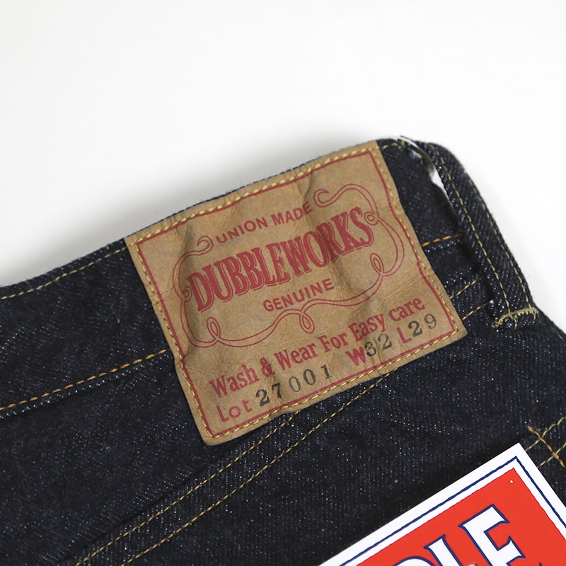 DUBBLE WORKS/ダブルワークス スタンダードストレートデニム 12OZ Lot.27001