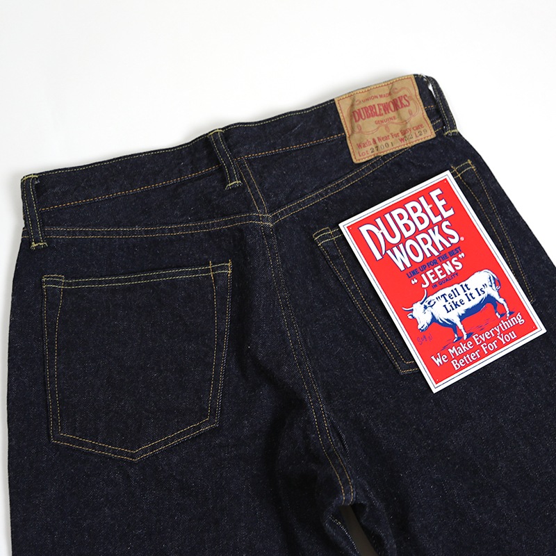 DUBBLE WORKS/ダブルワークス スタンダードストレートデニム 12OZ Lot.27001