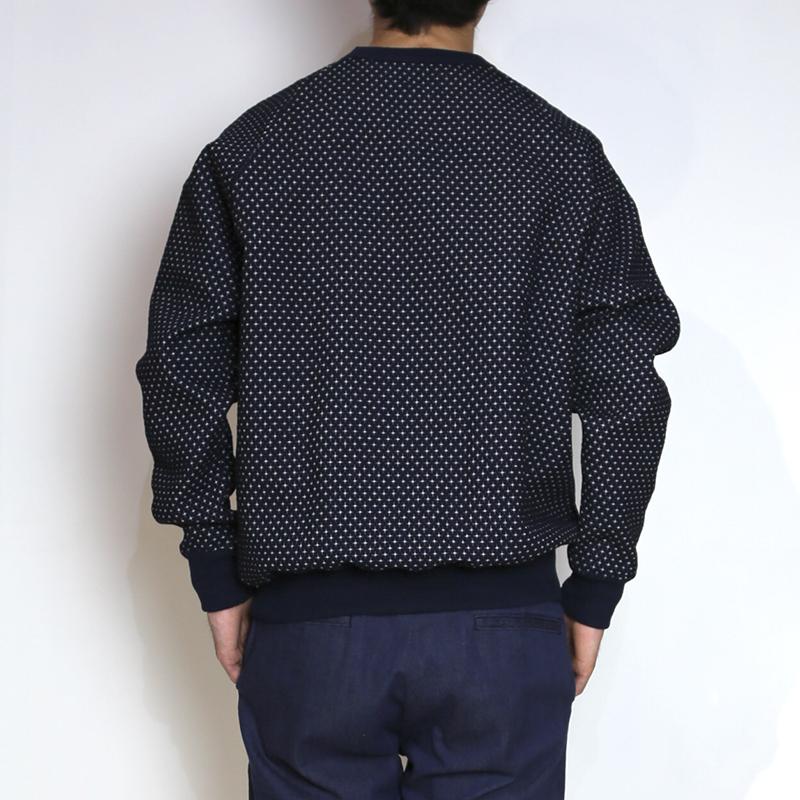 JAPAN BLUE JEANS/ジャパンブルージーンズ 刺し子風ジャガードSWEAT