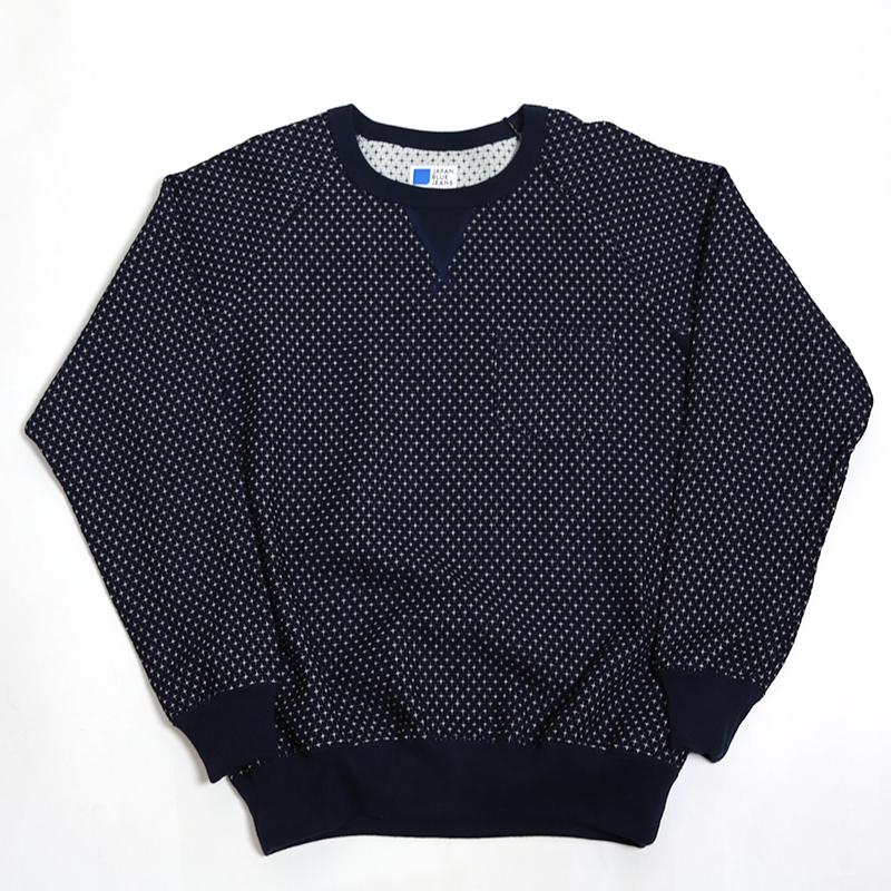 JAPAN BLUE JEANS/ジャパンブルージーンズ 刺し子風ジャガードSWEAT