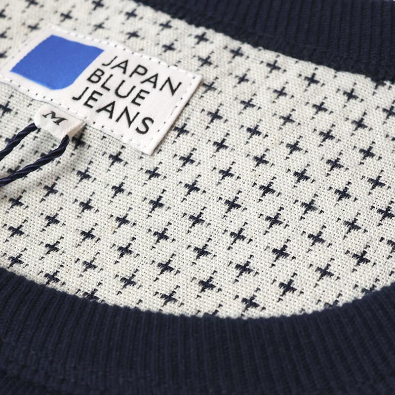 JAPAN BLUE JEANS/ジャパンブルージーンズ 刺し子風ジャガードSWEAT