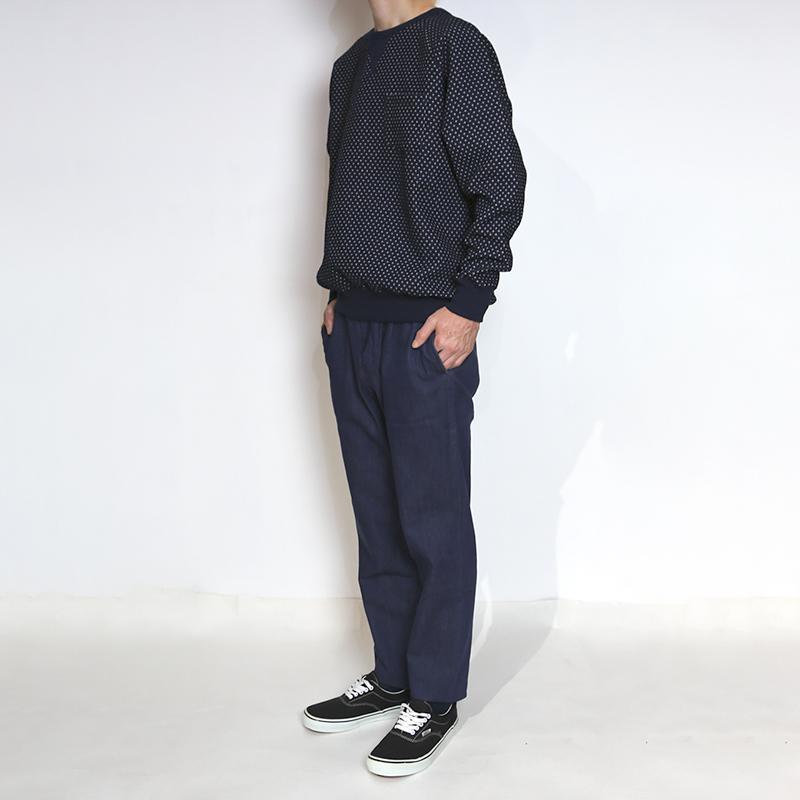 JAPAN BLUE JEANS/ジャパンブルージーンズ 刺し子風ジャガードSWEAT