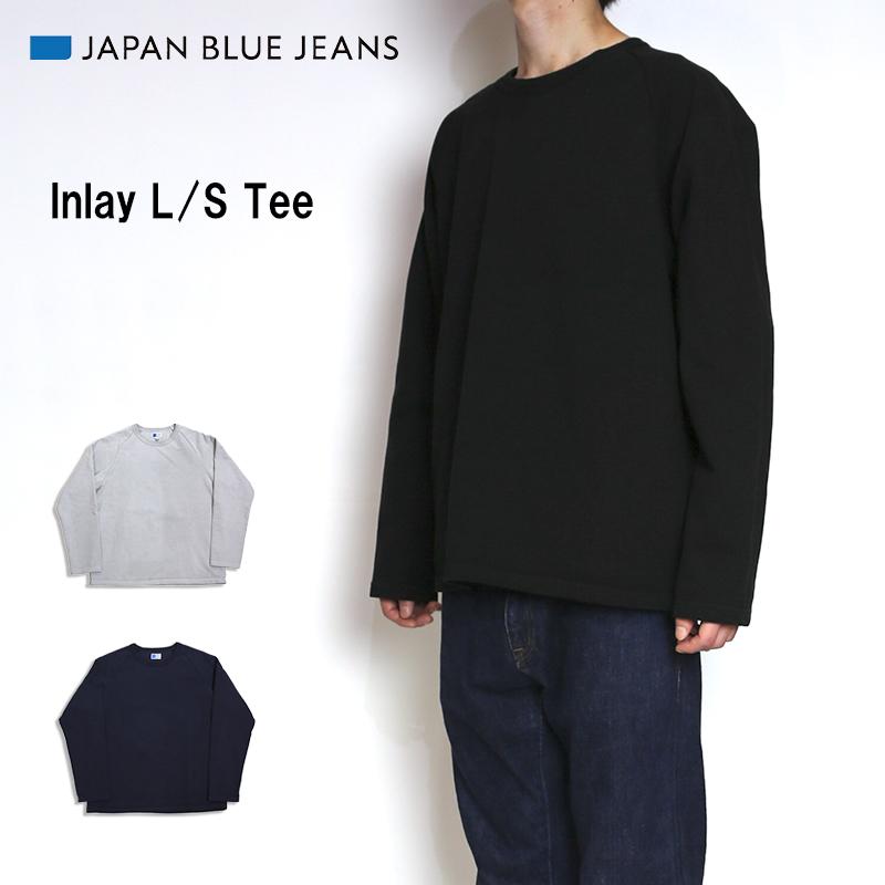JAPAN BLUE JEANS/ジャパンブルージーンズ　Inlay L/S Tee　インレイラグランクルーTee
