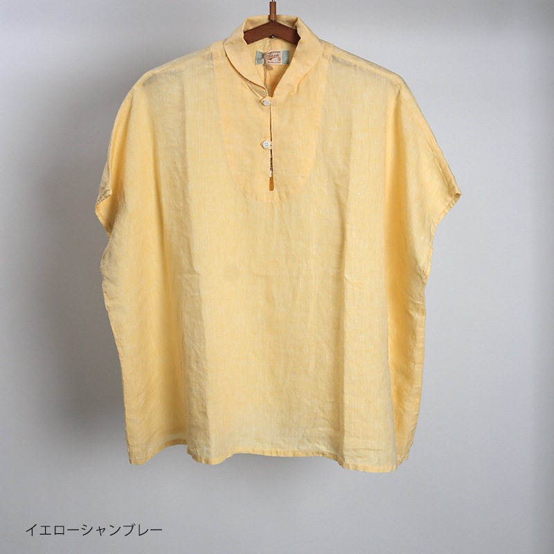 NATURAL LAUNDRY/ナチュラルランドリー 60先染めリネンマリン