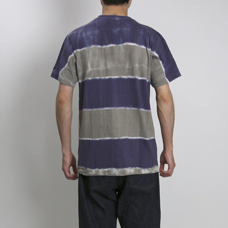 DUBBLE WORKS/ダブルワークス　TIE DYE BORDER S/S タイダイボーダー半袖Ｔシャツ  23233005TB