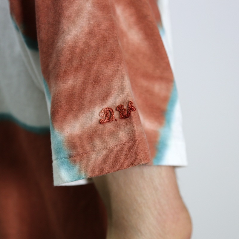 DUBBLE WORKS/ダブルワークス　TIE DYE BORDER S/S タイダイボーダー半袖Ｔシャツ  23233005TB