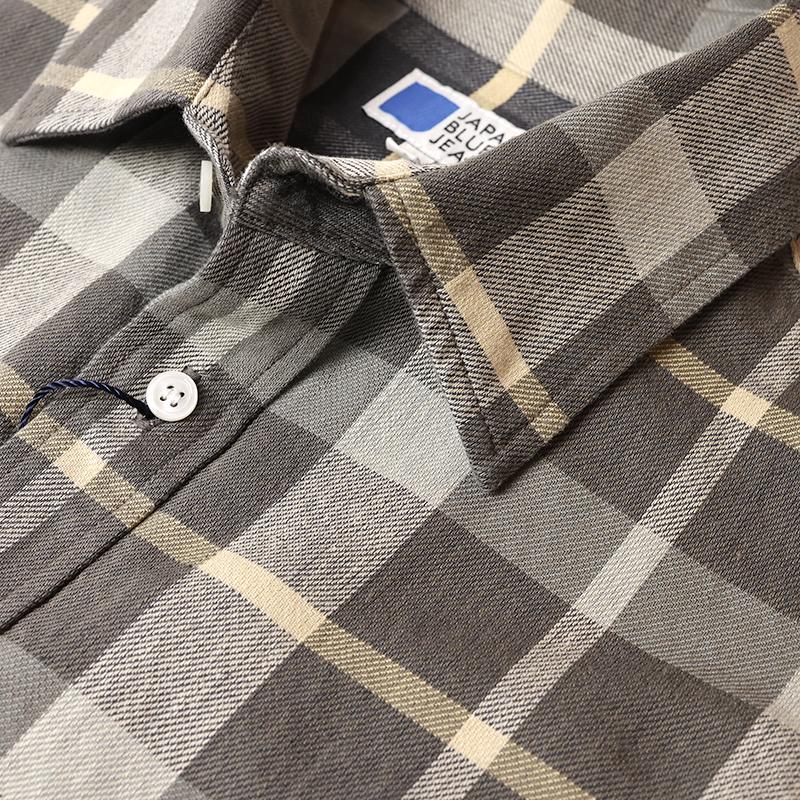 JAPAN BLUE JEANS/ジャパンブルージーンズ Sulpher Dyed Check Shirts 長袖シャツ