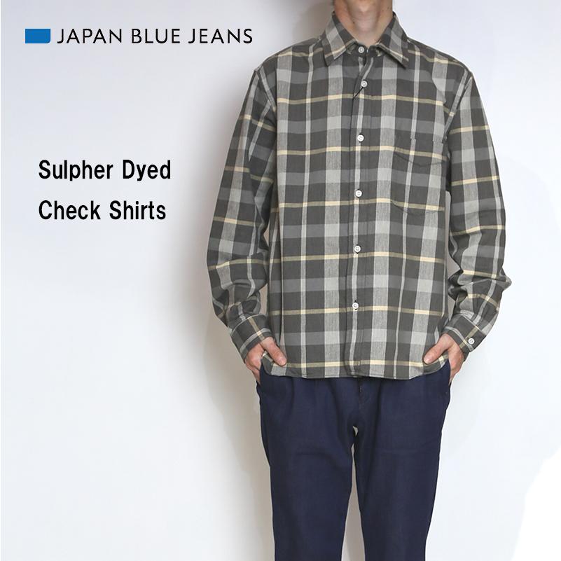 JAPAN BLUE JEANS/ジャパンブルージーンズ Sulpher Dyed Check Shirts 長袖シャツ