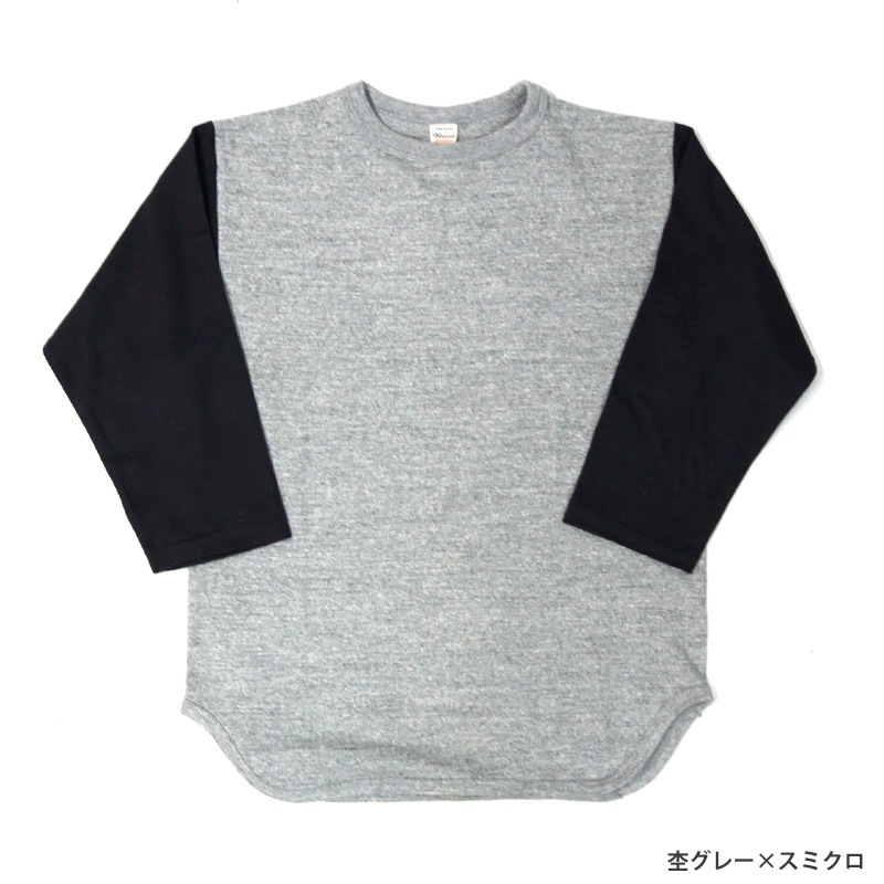 WAREHOUSE/ウェアハウス 七分袖ベースボールTシャツ クルーネック