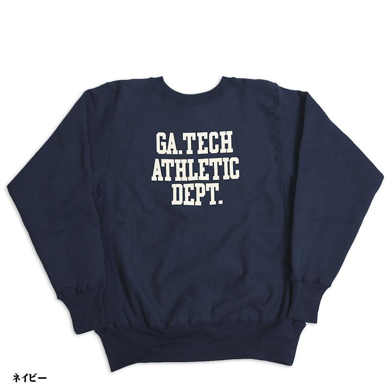 WAREHOUSE/ウェアハウス クルーネックスウェット 483 GA.TECH