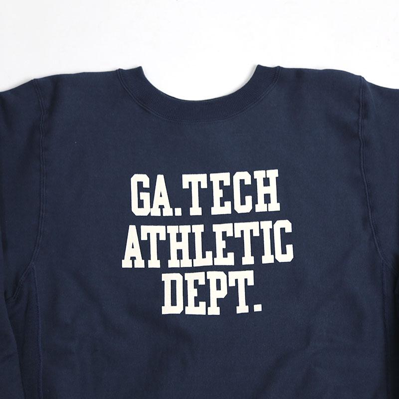 WAREHOUSE/ウェアハウス クルーネックスウェット 483 GA.TECH