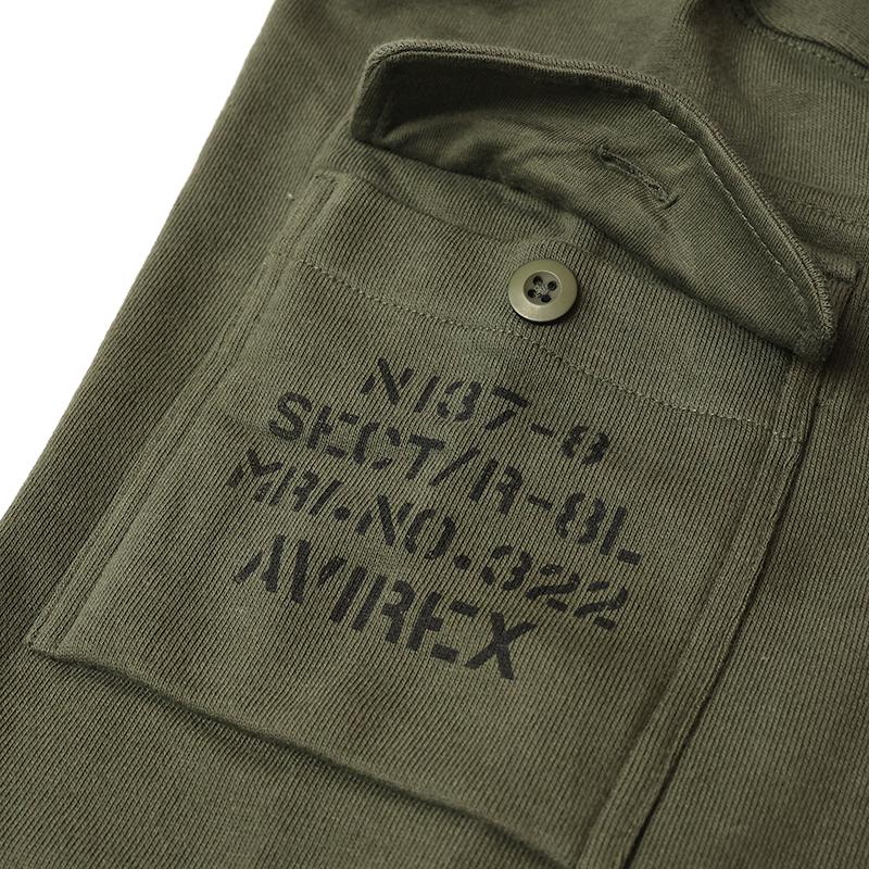 AVIREX/アヴィレックス FATIGUE STAND COLLAR ZIPUP SWEAT / ファティーグ スタンド カラー ジップアップ スウェット