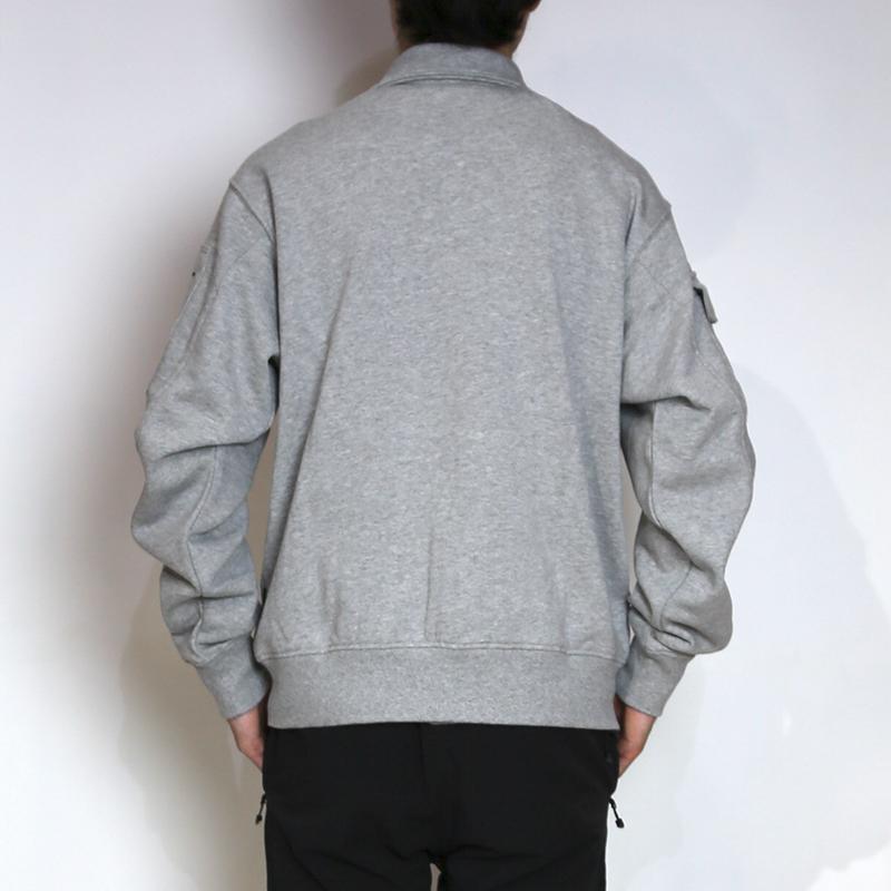 AVIREX/アヴィレックス FATIGUE STAND COLLAR ZIPUP SWEAT / ファティーグ スタンド カラー ジップアップ スウェット