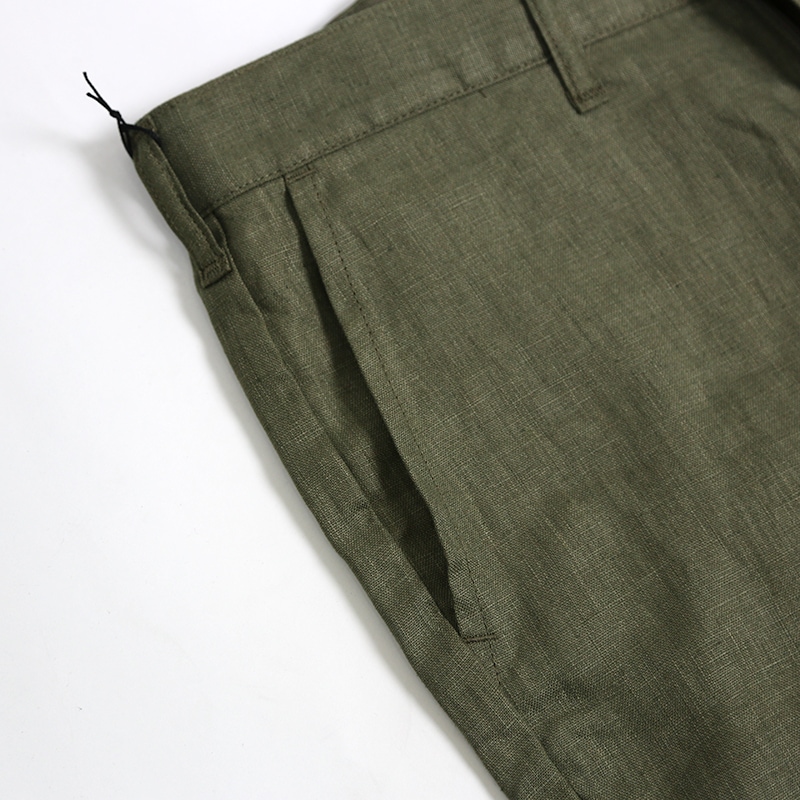 SPELLBOUND /スペルバウンド フレンチリネンナチュラルフロー トラウザーショーツ 45-410L