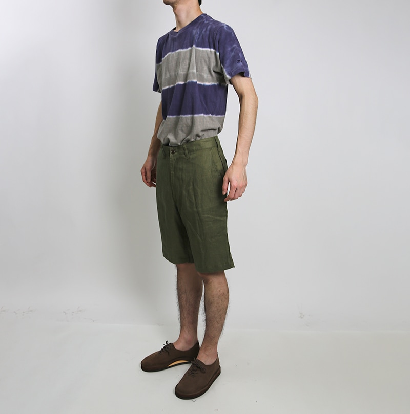 SPELLBOUND /スペルバウンド フレンチリネンナチュラルフロー トラウザーショーツ 45-410L