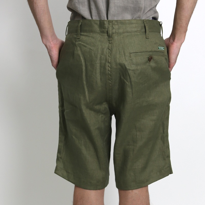 SPELLBOUND /スペルバウンド フレンチリネンナチュラルフロー トラウザーショーツ 45-410L